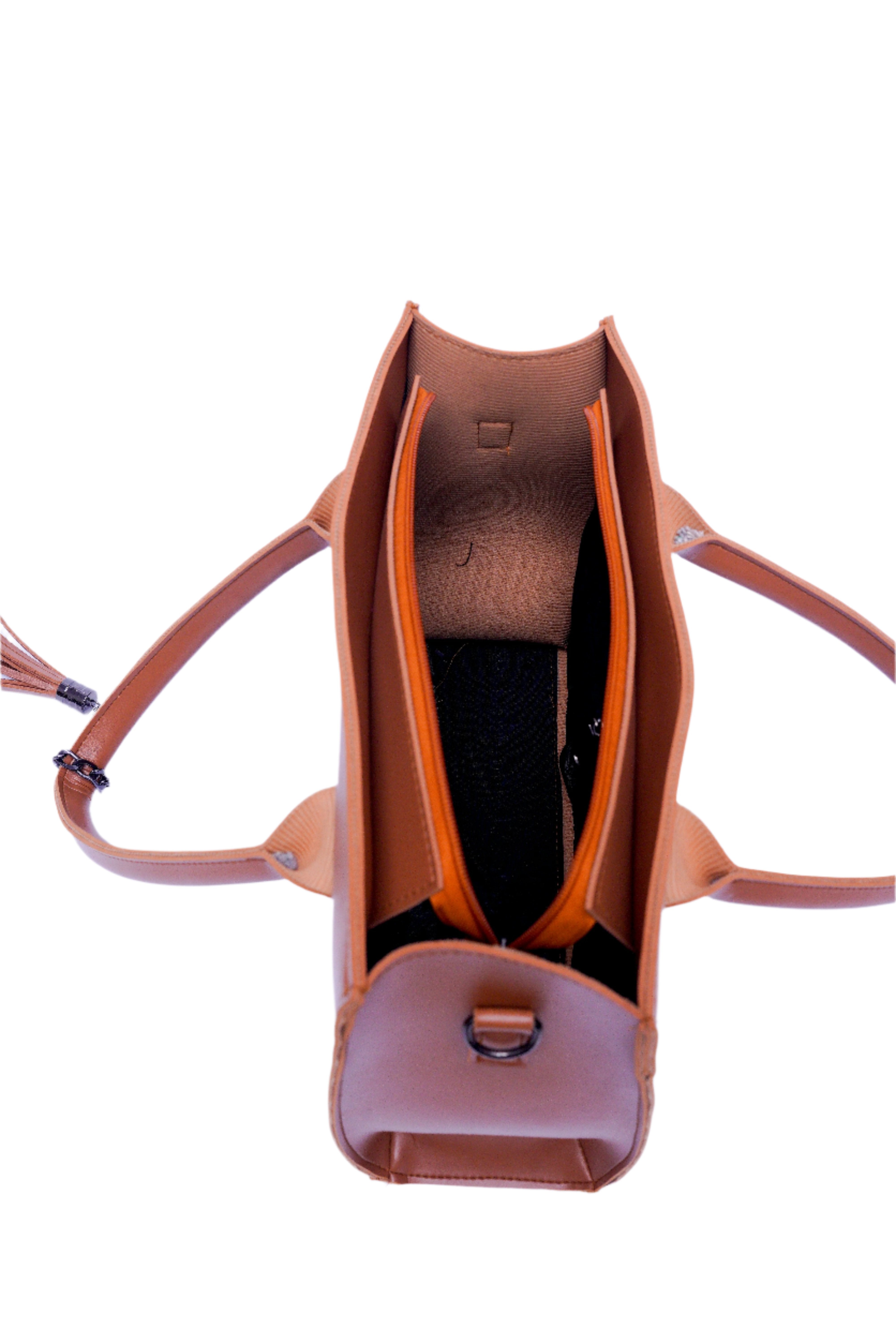 Plain Tote Brown Bag