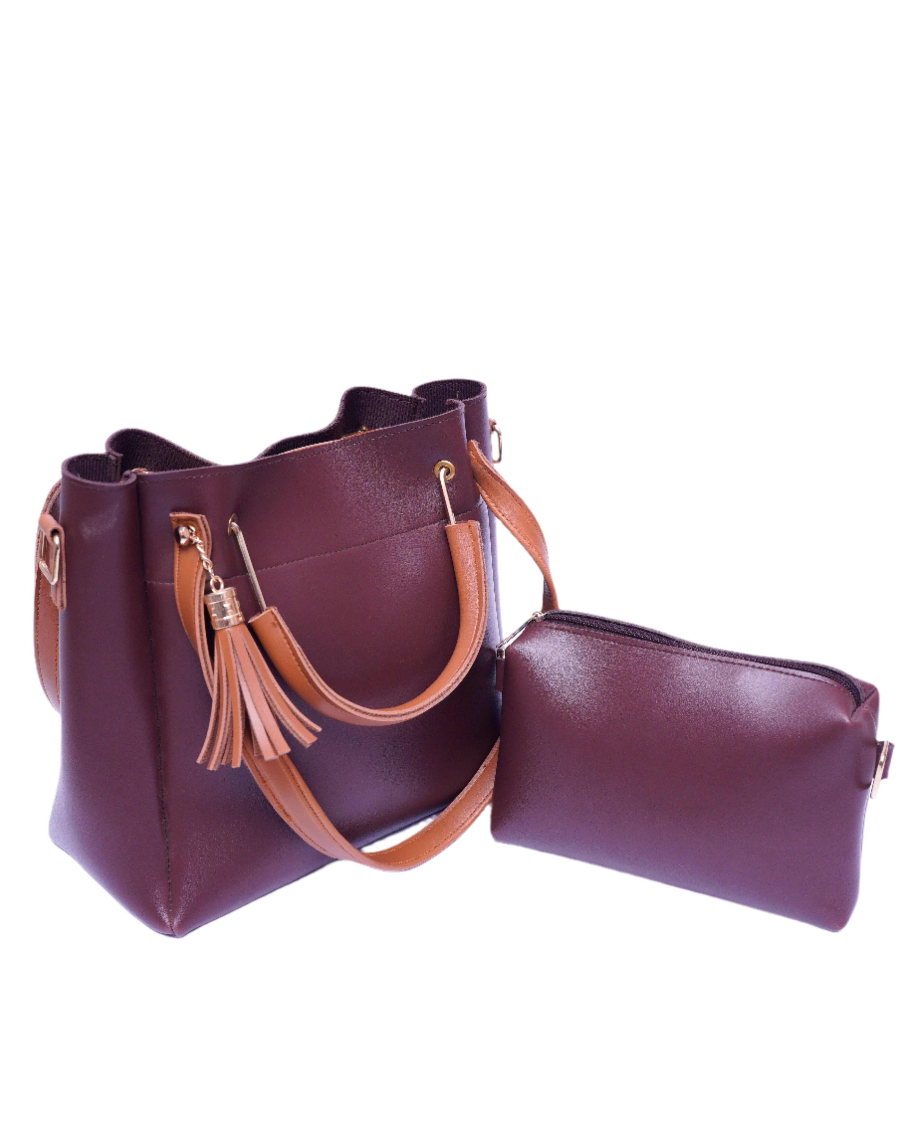 Aurora set of 2 Bag chocolate Brown